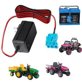 Venshun 729604417303 12v Battery Charger For Peg-perego Ride-on Toys Compatible With John Deere Gr