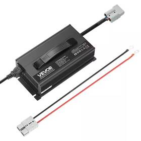 Vevor 313055656604 36v 18a Lithium Battery Charger 43. 8v Ac-dc Lifepo4 Smart With Ander