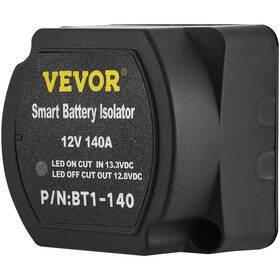 140am Vevor 840281541782 Split Charge Relay Kit 6mtr 12v Automatic Dual Battery Isolator With