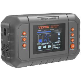 D0102hrm8jt Vevor Smart Battery Charger 35-amp Lithium Lifepo4 Lead-acid Agm / Gel Sla