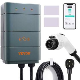 Mgjlcd40a1450qui6v4 Vevor Level 2 Ev Charging Station 40a Home Electric Vehicle Charger Nema14-50