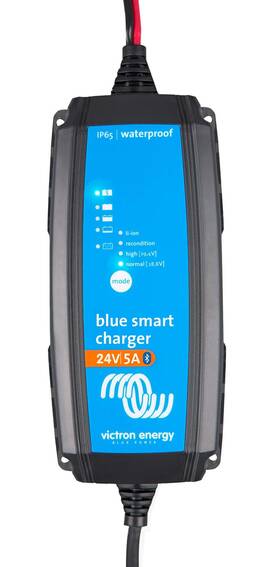 Bpc240531104r Victron Energy Blue Smart Ip65 24v 5 Amp 120vac Battery Charger