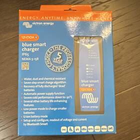 X0044f3u2x Victron Energy Blue Smart Charger Ip65 12v 10a Bluetooth Nema 5-15r