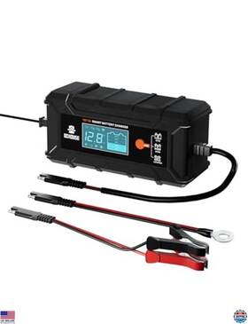 B0fdfztk3m Visit The Dc House Store 5a Smart Battery Charger - 12v Lithium And Lead Acid Trickle Maintainer