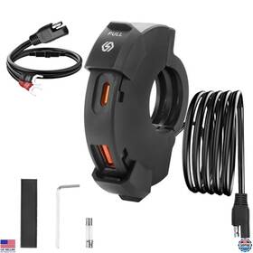 B0d69lg83n Visit The Meiriyfa Store 30w Pd Fast Motorcycle Usb Charger - Waterproof Qc3.0 Type-c Socket