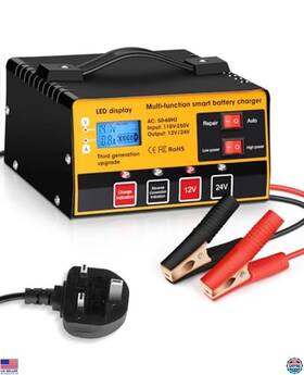 Mf-2c-orange Visit The Outerman Store 12v-12a/24v-8.5a Smart Car Battery Charger And Desulfator For Lead Acid