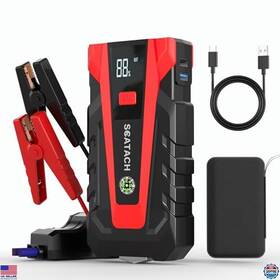 Cocy-011 Visit The Scatach Store 011 3000a Portable Car Jump Starter - 12v For 9.0l Gas And 7.0l Diesel