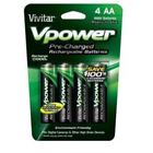 Viv-p4aa-2100  Vivitar Aa Batteries 681066312438