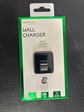 Mov3002 Vivitar 681066723265 - Blk Black 2.1a Amp Wall Charger Dual Usb Gomovi By