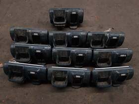 Cm-603-1 Vocollect Lot Of 10 Battery Charger With Read Desc