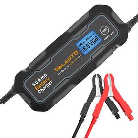 Gap01 Walauto Fully-automatic Smart Battery Charger Maintainer 5-amp Portable
