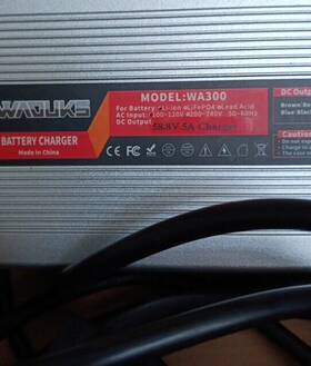 Waouks 680491876409 58.8v 5a Charger Li-ion Battery With Cooling Fan Smart Charge Use