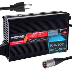 Wa180-2405b-xlr Waouks 24v 5a Lead Acid Charger Used For Agm Gel Vrla Opzv Battery Dc