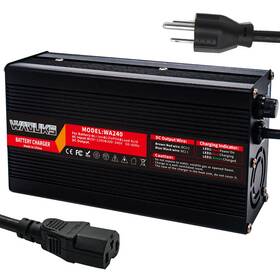 Wa240-7203b Waouks 72v 3a Lead Acid Charger 72volt 3amp 15ah 20ah 25ah 30ah Battery Used