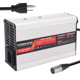 Wa300-50405s Waouks 50.4v 5a Li-ion Battery Charger With Output 3 Prong Xlr Connector Used For 12