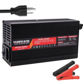 Wa360-14620b Waouks 16.8v 20a Charger Li-ion Battery Output Alligator Clip Used For
