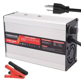 Wate-58405b Waouks 58.4v 5a Charger Lifepo4 Battery Dc Alligator Clip Used For 16s