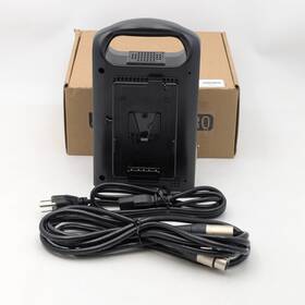 C-vm-2e Watson Pro V-mount Dual Position Sequential Battery Charger 4-pin Xlr