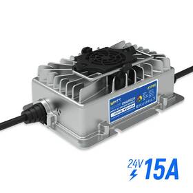 Wtcg24v15af-xyma-us Wattcycle 29.2v 15a Aluminum Shell Lifepo4 Battery Charger For 24 Volt