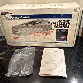 541680 West Marine 20 Amp Multi-stage Battery Charger Model