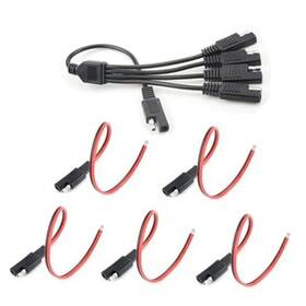 Wgcd 755082679315 1 Pcs Sae To 4 Extension Cable Quick Disconnect Connector Y Splitter