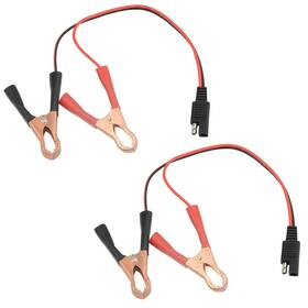 Wmycongcong 700713396611 2 Pcs Battery Alligator Clips To Sae Connector Quick Release Adapter Pin Qu