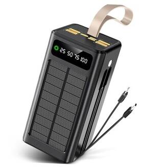 Rh185 Xingtaishipannimaoyiyouxiangongsi 90000mah Power Bank 35w Fast Charging With Solar Charger Built Family-90000mah