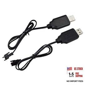 Sm-2p Xinqing 710627540703 2 Pack 3.6v Ni-cd Charger Cable With Connector Plug For 700mah