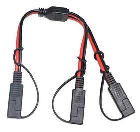 Xiuxiu 783103409894 14awg Sae Dc Power Automotive Connector Cable Y Splitter 1 To 2 Extension