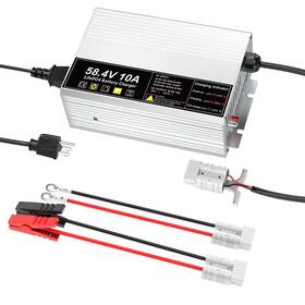 Xnvua 727370978868 58.4v 10a Lifepo4 Battery Charger 48v 51.2v Rechargeable With Mu