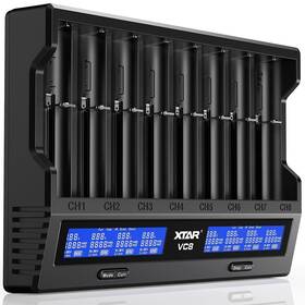Xtar 687551690883 8 Bays Charger Usb C Battery Vc8 Type 3a Fast 8-bay Sm