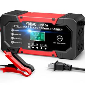 Ydbao 978545731458 Battery Charger 10a 12v Fully Automatic Smart Car With Lcd Di