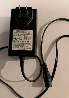 Yl-015c60-2401500 Yele Technology 619634545681 24v 2a Ac Adapter Charger For Model Power Supply Cord Mains