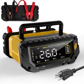Jjj-26a Yhchkj Battery Charger 0-26a 6v/12v/24v Lithium Lifepo4 Lead Acid Fully Automatic C