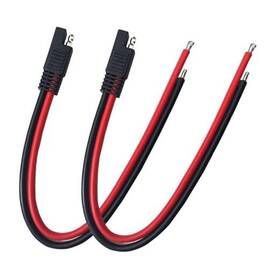 Yj-2023-023 Yijia Guoji 2-pack Sae Connector Extension Cable Quick Disconnect Plug 30cm 10awg For