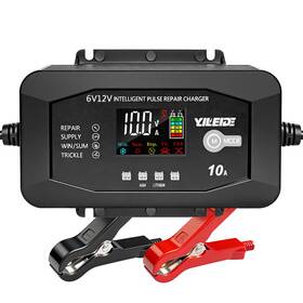 E-ch150w Yileide 10a Smart Battery Charger For 6v/12v Lead-acid And 12v Lithium Batteries-
