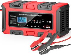 Yonhan 445047537530 Battery Charger 1a/5a/10a 12v/24v Adjustable Current Lifepo4 Car