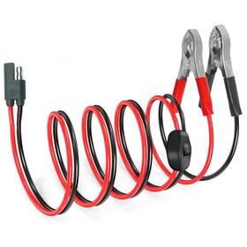 Yooverse 768572446878 8ft/2.5m 16awg Sae To Alligator Clips Wire Harness With Onoff Switch 12 1 Pack