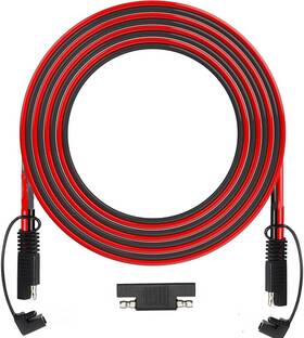 Saedyx25 Ysd 25ft Sae Extension Cable Connector With Dust Cover Black And Red