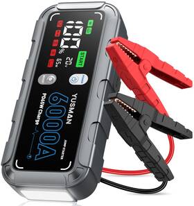 6000a Yusman Y10s Car Battery Jump Starter 65w Quick Charger 26800mah
