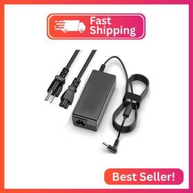 Kt60w195231b3 Zayaupvl 45w Charger Replacement For Hp Laptop Blue Tip Fast Charging Computer