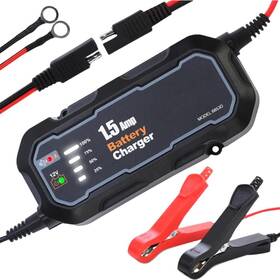 Zeglavi 727717907094 12v 1500ma Sla Battery Charger Smart Maintainer Trickle Rv Atv Boat