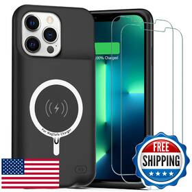 B0cz9ck1yg Zueus Iphone 13 Pro Max Battery Case 10800mah Wireless Charging Carplay Black