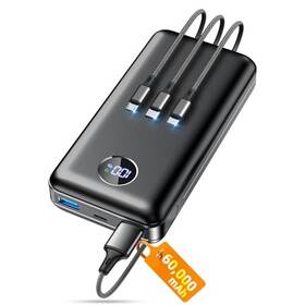 B0frsrffzr Zzi 60000mah Power Bank 22.5w Fast Charging Portable Charger For Iphone