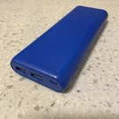 Anker Powercore 20100 Blue Portable Charger Model A1271 Broken Usb. Fixed Price $19.99.
