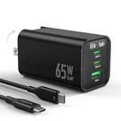 65W Usb Charger Block, 3-PORT Gan, Fast Charging Adapter, Foldable Plug GP0644. Fixed Price $9.99.