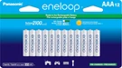 12PK Panasonic Eneloop Aaa Rechargeable Batteries 2100 Cycle Nimh 800MAH 1.2V. Fixed Price $30.21.