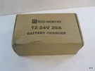Eco-worthy Smart Battery Charger 12V/24V 20A Lithium Life PO4. Fixed Price $54.99.