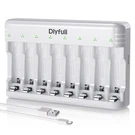 Dlypow 8 Bay Battery Charger Aaa, Usb-c Fast Charging With Smart White. Fixed Price $15.90.