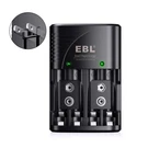Aaa 9V Batteries Fast - Ebl Smart Rapid Charger 802. Fixed Price $20.00.